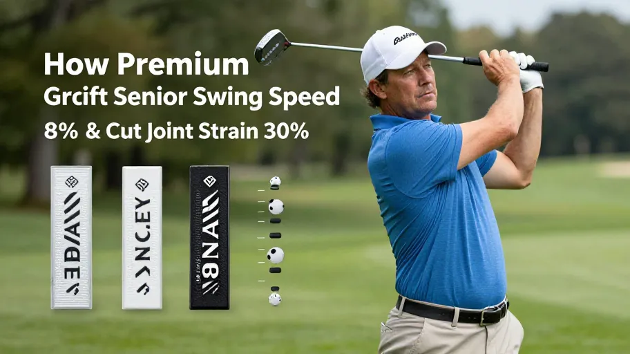 How Premium Golf Grips Boost Senior Swing Speed 8% & Cut Joint Strain 30%