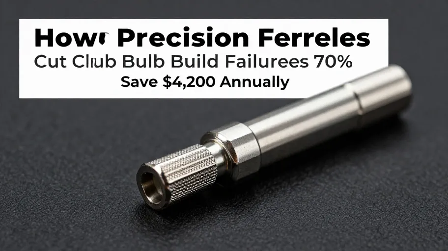 How Precision Ferrules Cut Club Build Failures by 70% and Save $4,200 Annually