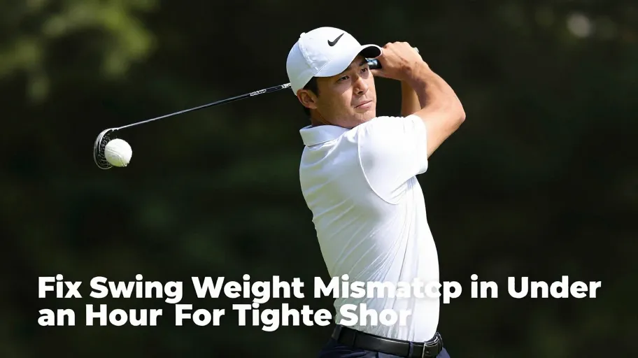 Fix Swing Weight Mismatch in Under an Hour for Tighter Shots