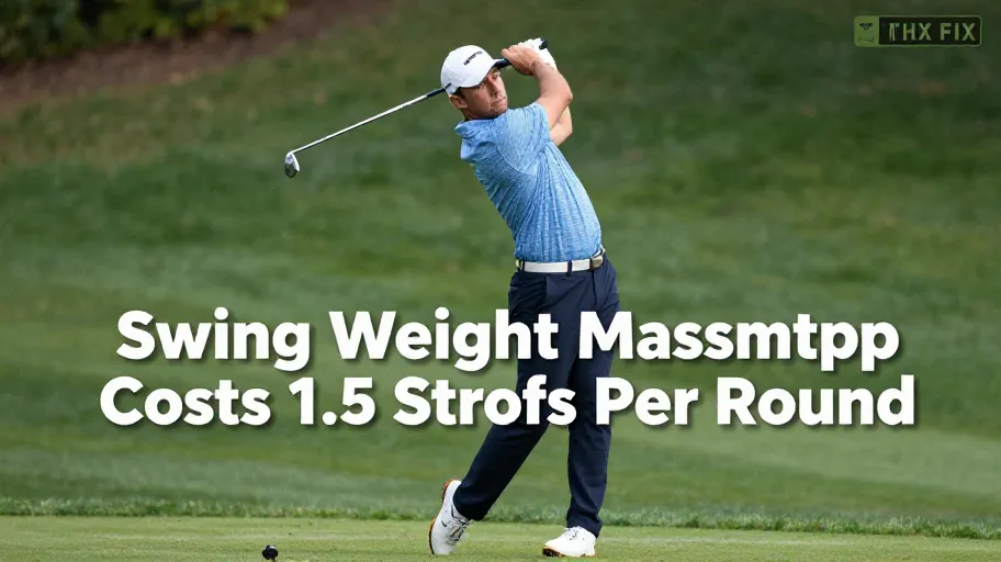 Swing Weight Mismatch Costs 1.5 Strokes Per Round – Here’s the Fix