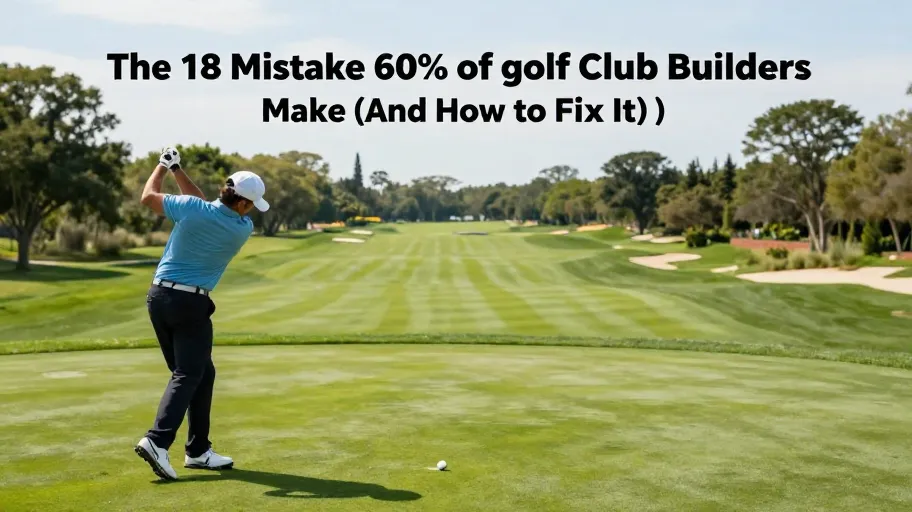 The $18 Mistake 60% of Golf Club Builders Make (And How to Fix It)
