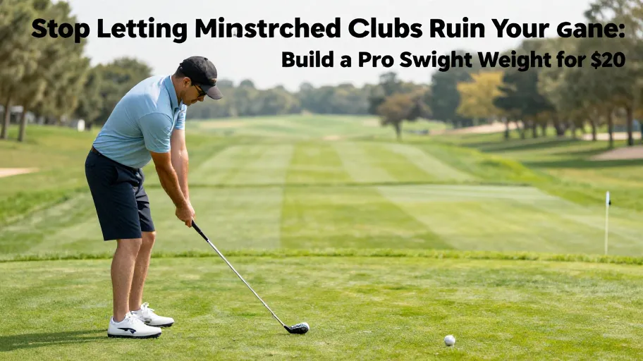 Stop Letting Mismatched Clubs Ruin Your Game: Build a Pro Swing Weight Scale for $20
