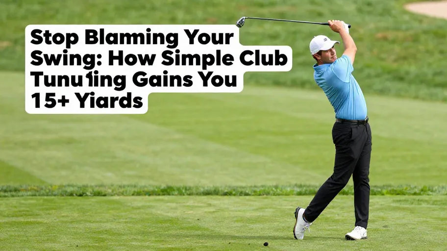Stop Blaming Your Swing: How Simple Club Tuning Gains You 15+ Yards