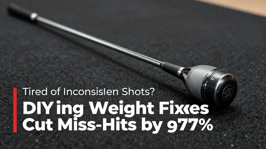 Tired of Inconsistent Shots? DIY Swing Weight Fixes Cut Miss-Hits by 27%