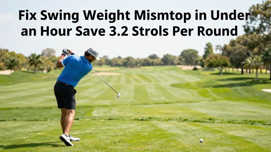Fix Swing Weight Mismatch in Under an Hour: Save 3.2 Strokes Per Round