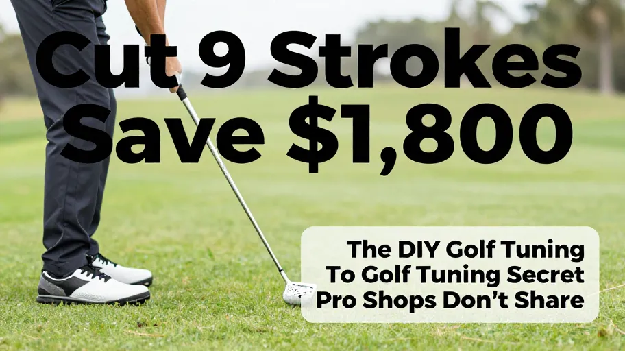 Cut 9 Strokes & Save $1,800: The DIY Golf Tuning Secret Pro Shops Don’t Share