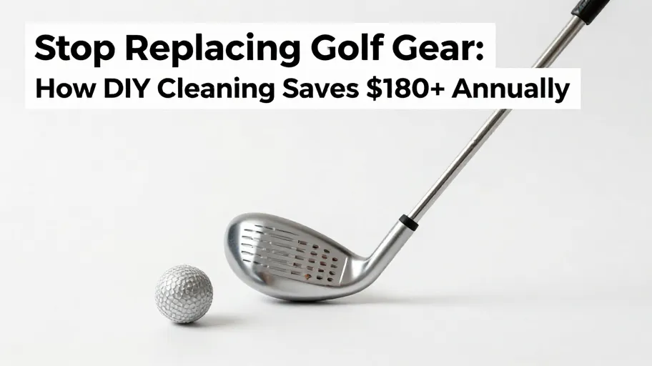 Stop Replacing Golf Gear: How DIY Cleaning Saves $180+ Annually