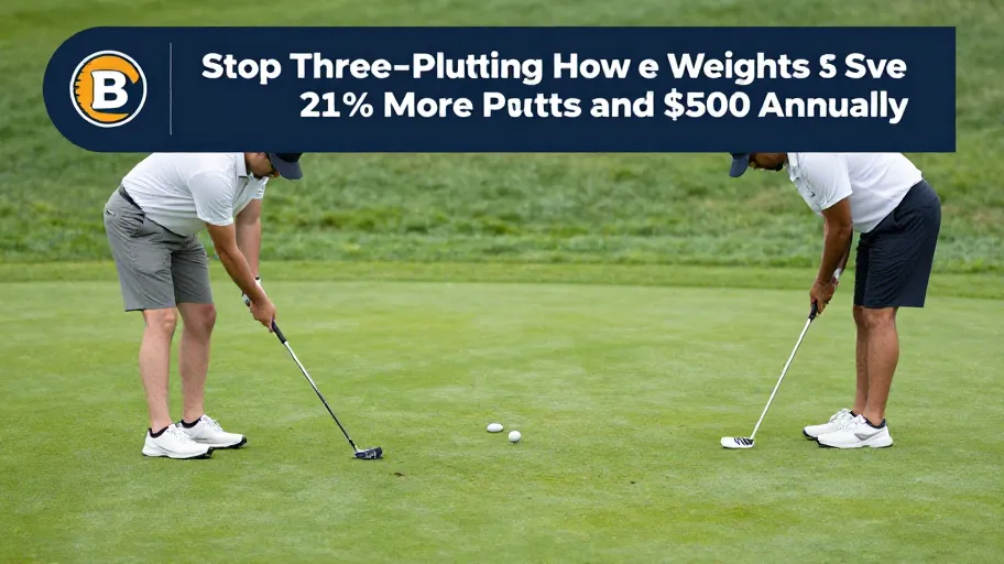 Stop Three-Putting: How Putter Weights Save 21% More Putts and $500 Annually