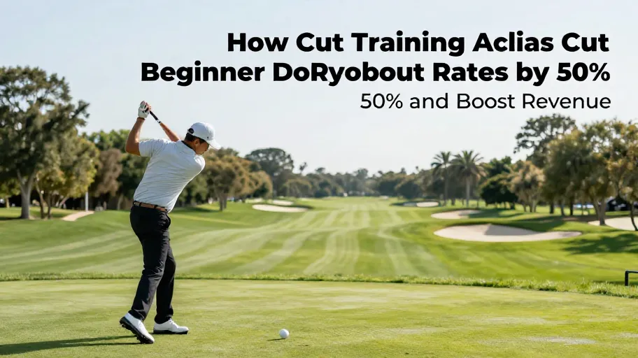 How Golf Training Aids Cut Beginner Dropout Rates by 50% and Boost Revenue