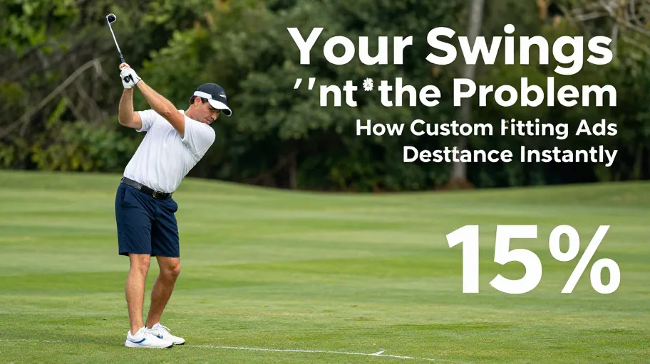 Your Swing Isn’t the Problem: How Custom Fitting Adds 15% Distance Instantly
