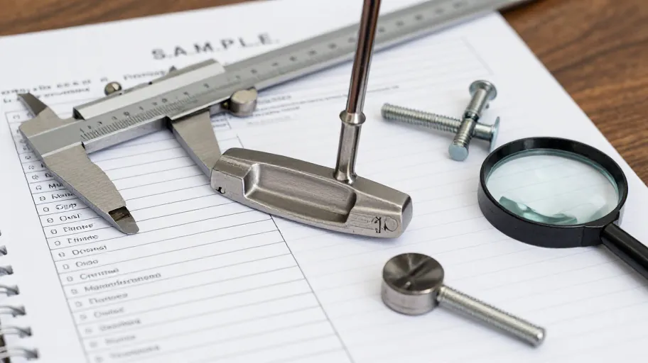 Putter Weights: A Practical Checklist for Reviewing the First Sample