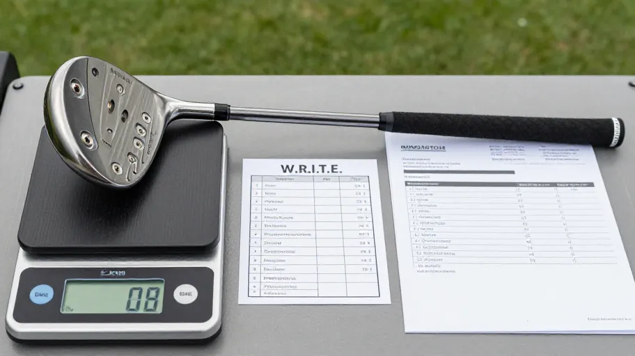 Golf Club Weights: What to Record During Fit and Compatibility Checks