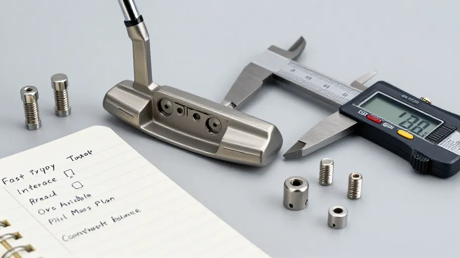 Putter Weights: What to Record During Fit and Compatibility Checks