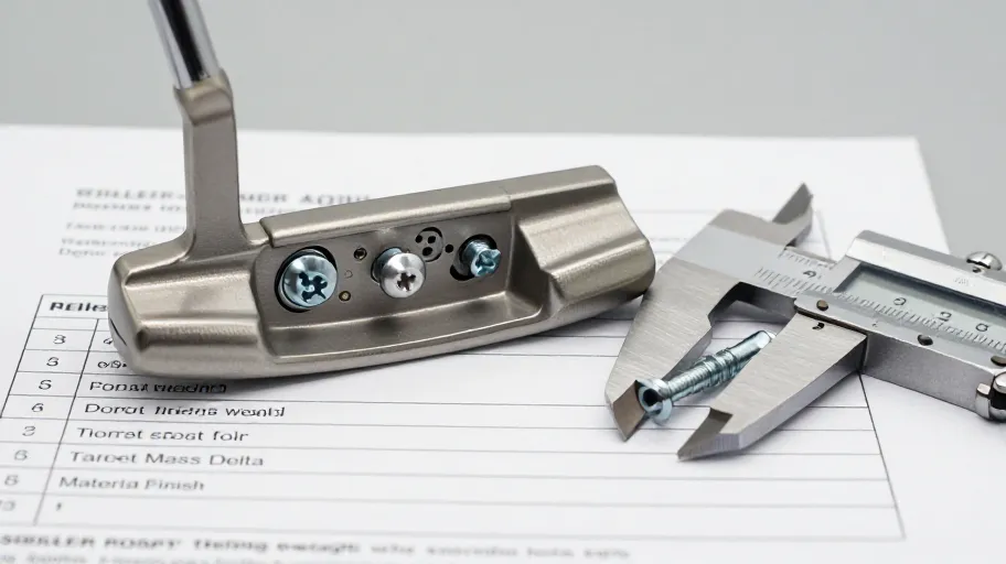 Putter Weights: The Evidence to Keep Before Final Sign-Off